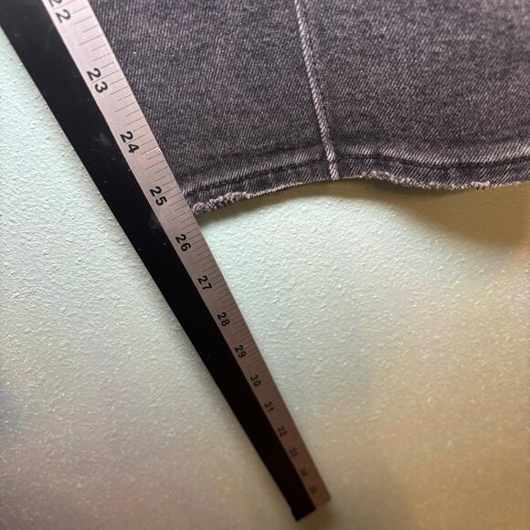 Pistola Women's High Rise Seam Detail Flare Jeans Size 27 Black Denim - Picture 7 of 10